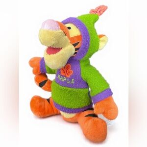 Disney Tigger Plush Toy With Maple Leaf Hoodie.